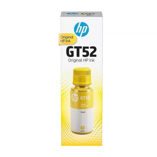 HP GT52 Yellow Genuine inkjet Ink Bottle