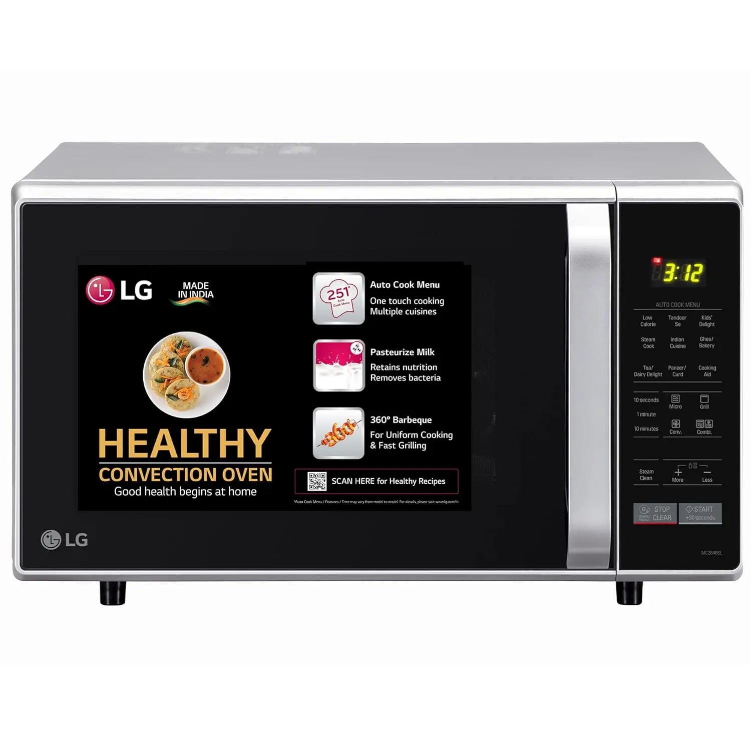 LG 28 L Convection Microwave Oven (MC2846SL.DSLQILN) My Store