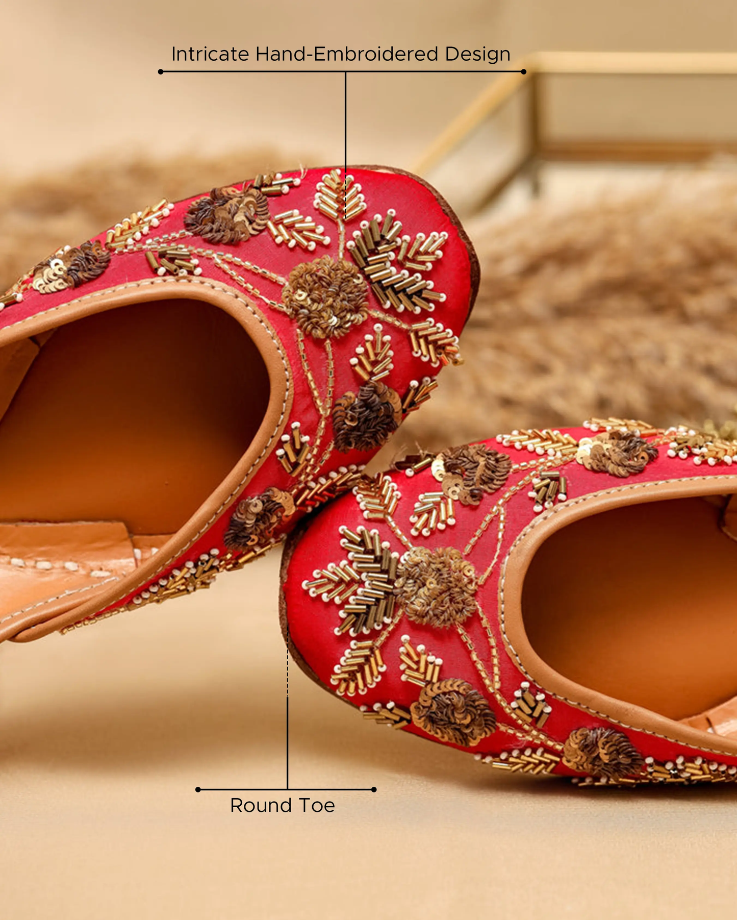 Red Ochre Handcrafted Jutti My Store