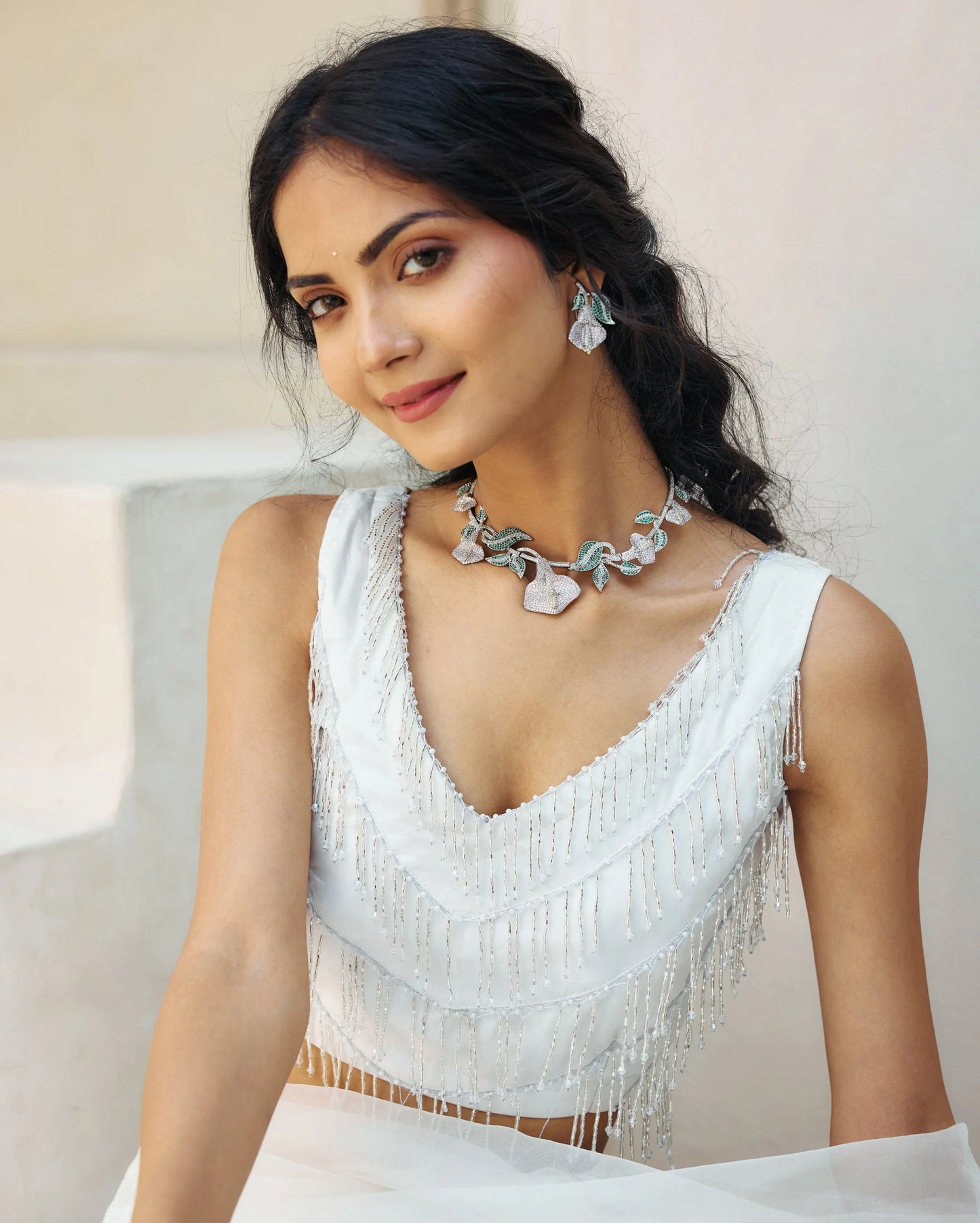 Pearl White Silk Blouse My Store