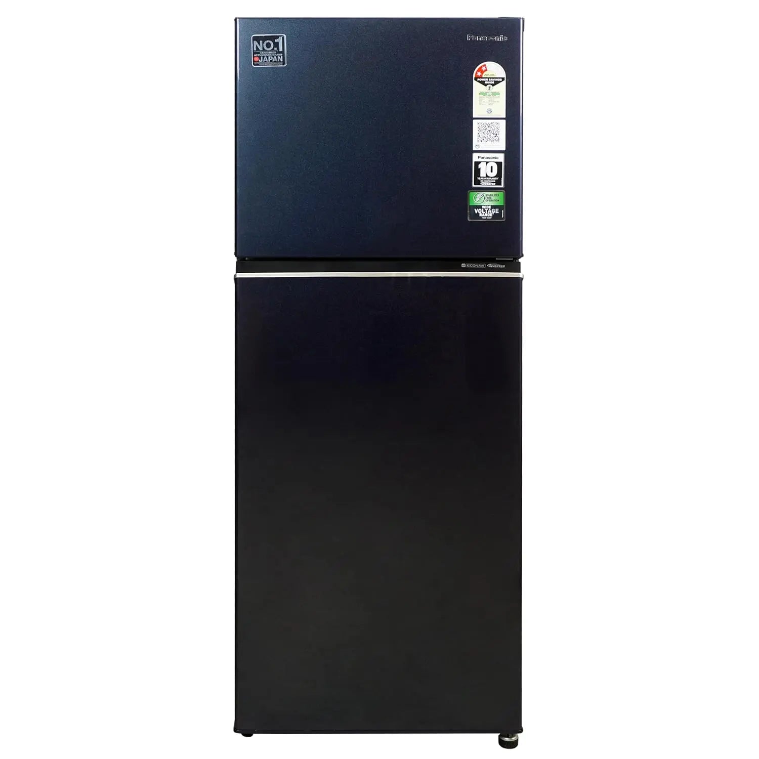 Panasonic 292L, 2 Star Prime Convertible 6-Stage Smart Inverter Frost-Free Double Door Refrigerator (NR-TG338BPAN) My Store