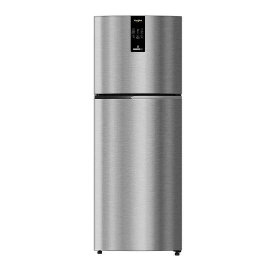 Whirlpool Intellifresh Pro 308L 2 Star Convertible Frost Free Double-Door Refrigerator (21686) Illusia Steel