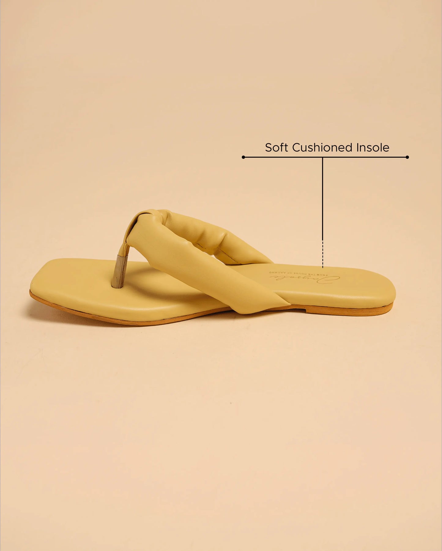 Strawlight Open Toe Flats My Store