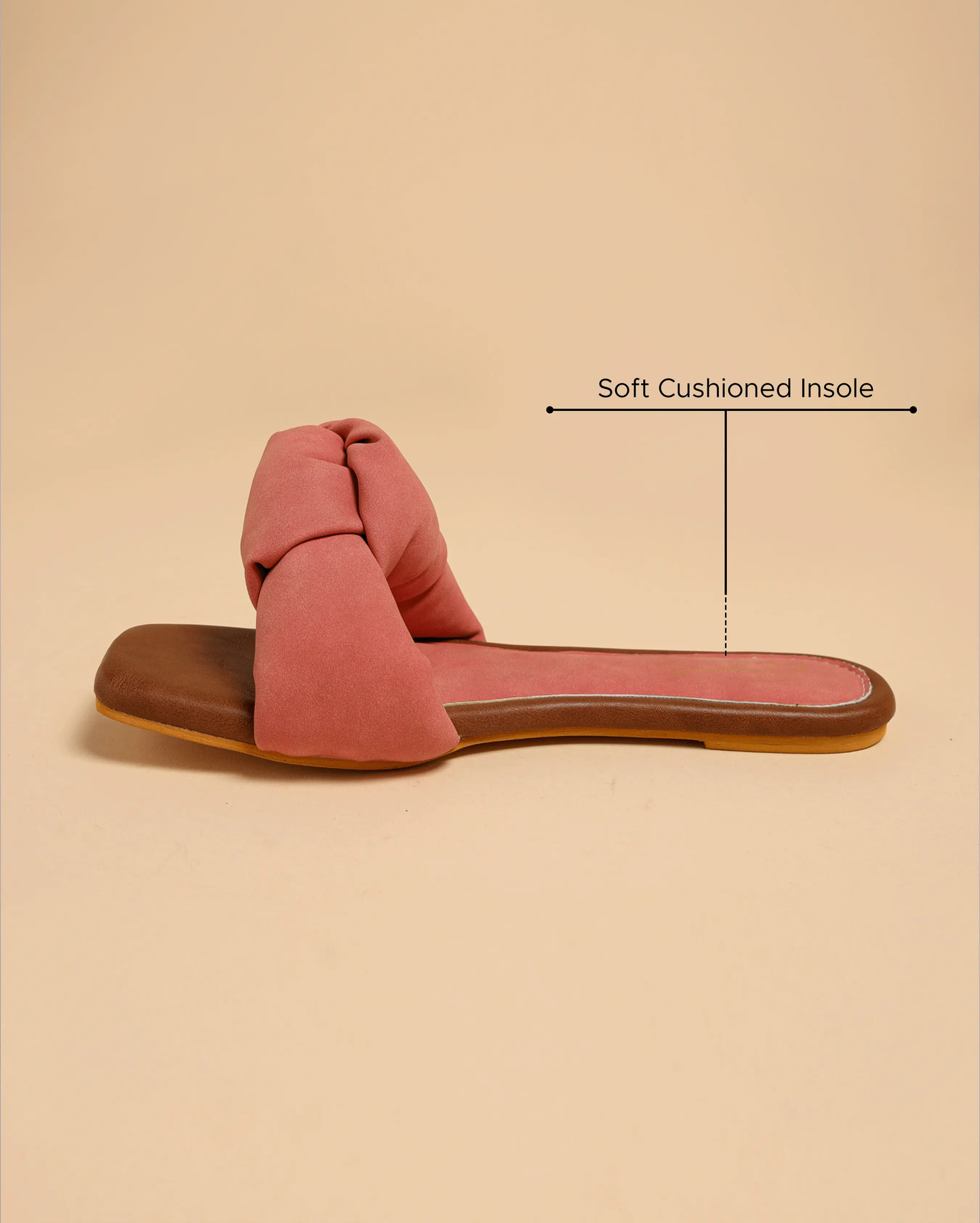 Teaberry Knoted Flats My Store