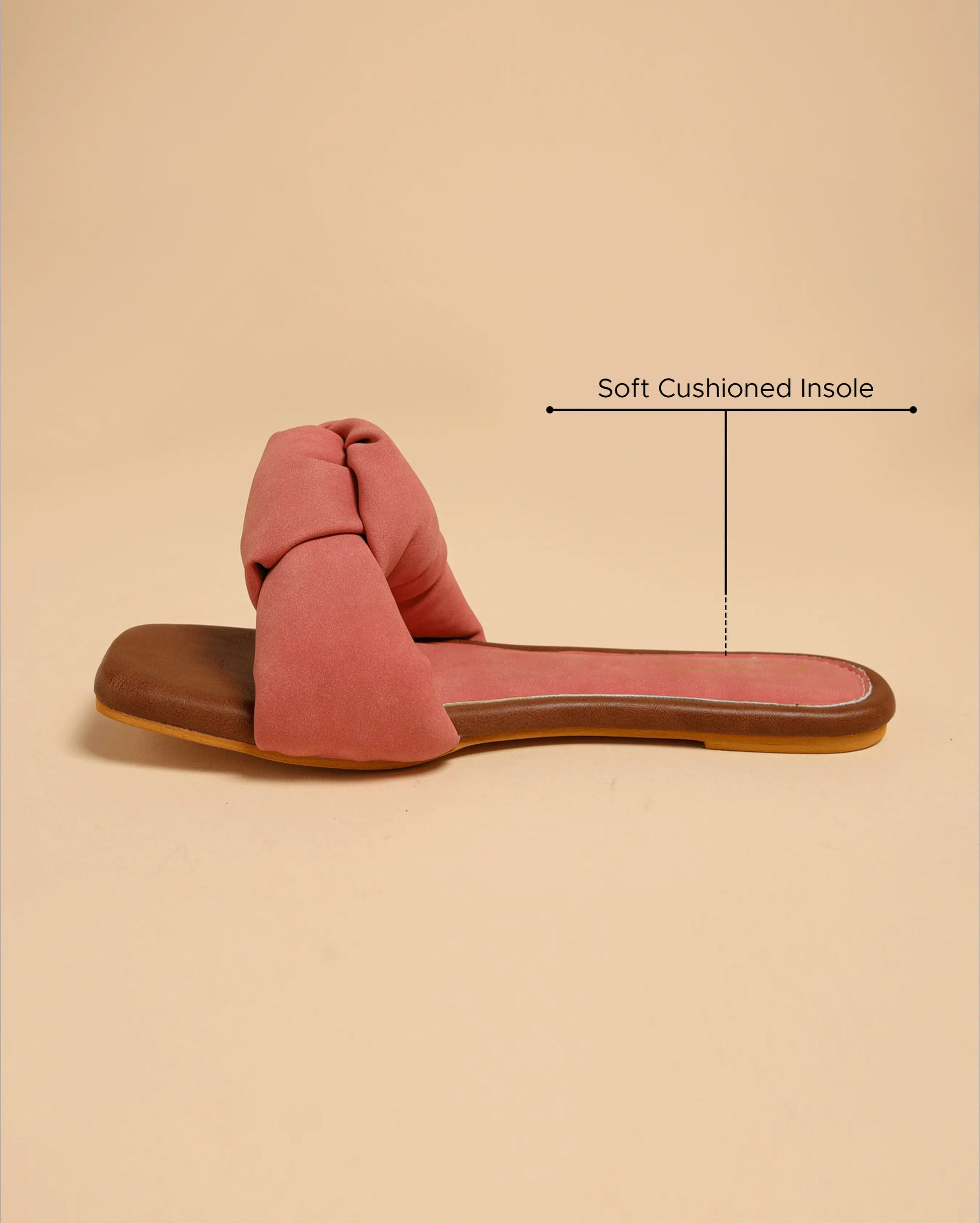 Teaberry Knoted Flats My Store