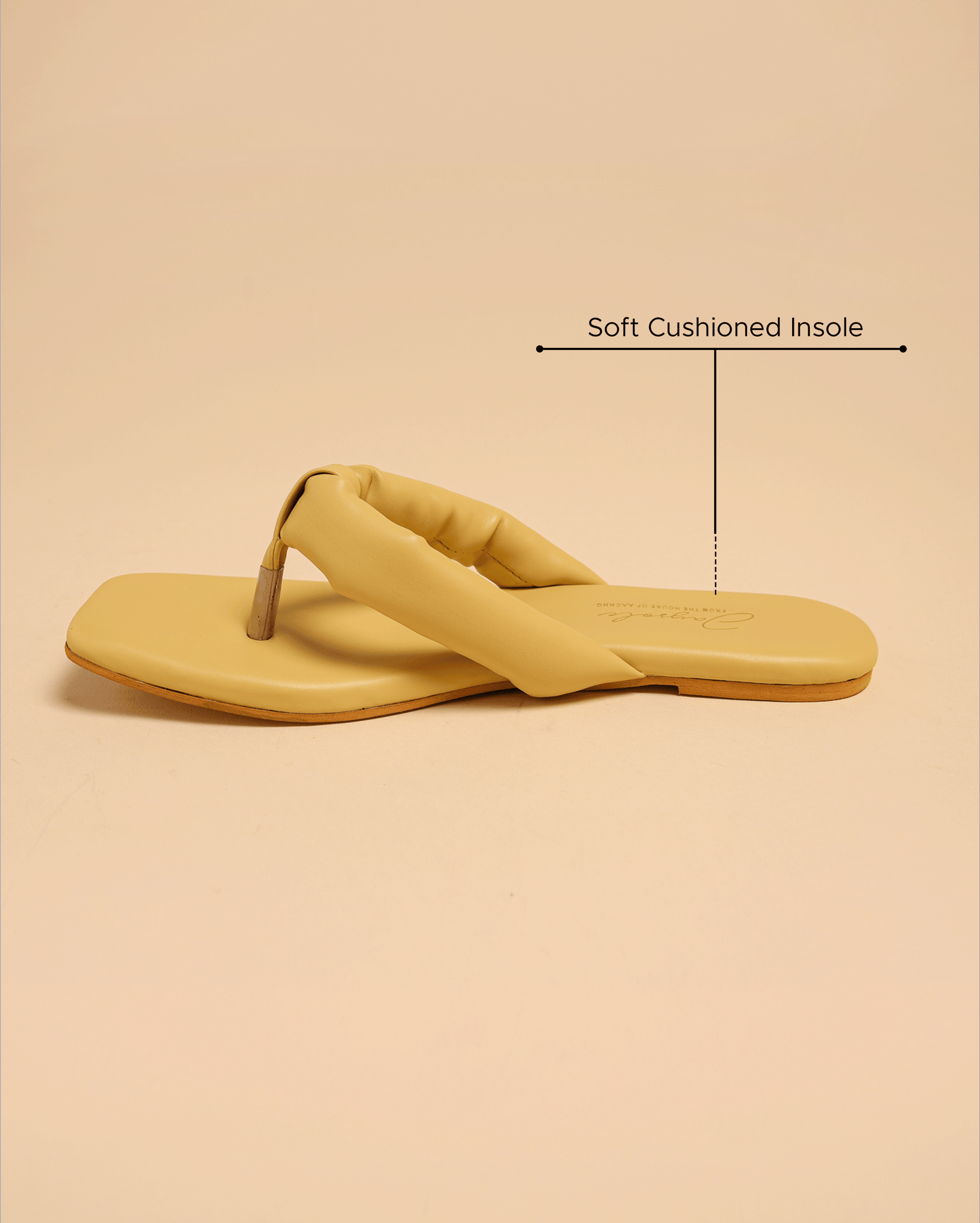 Strawlight Open Toe Flats My Store