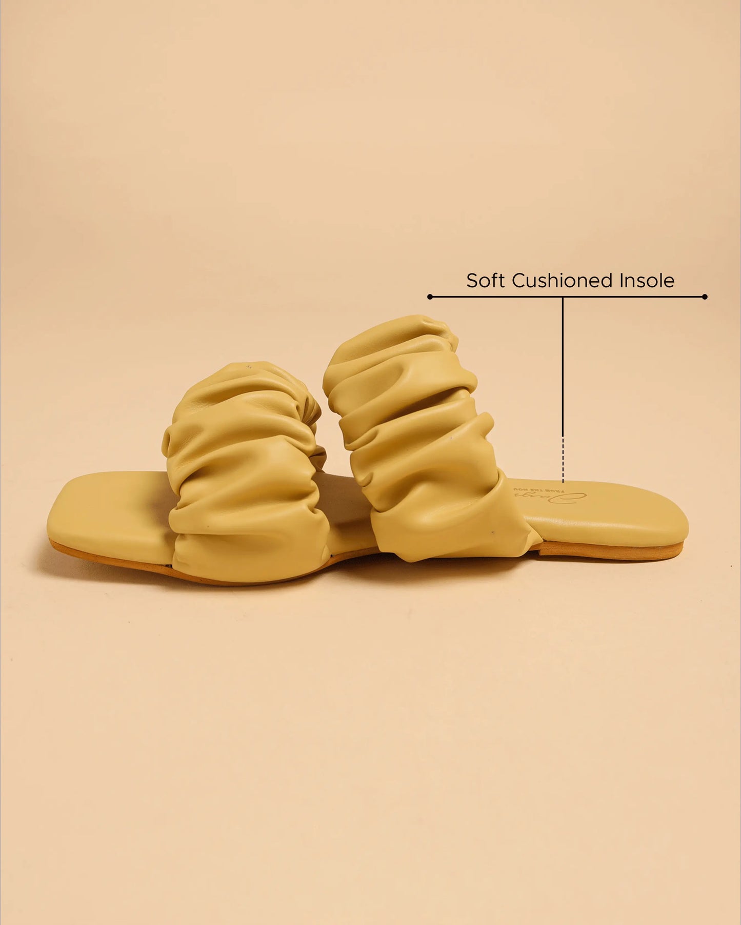 Dusty Cocoon Gathered Flats My Store