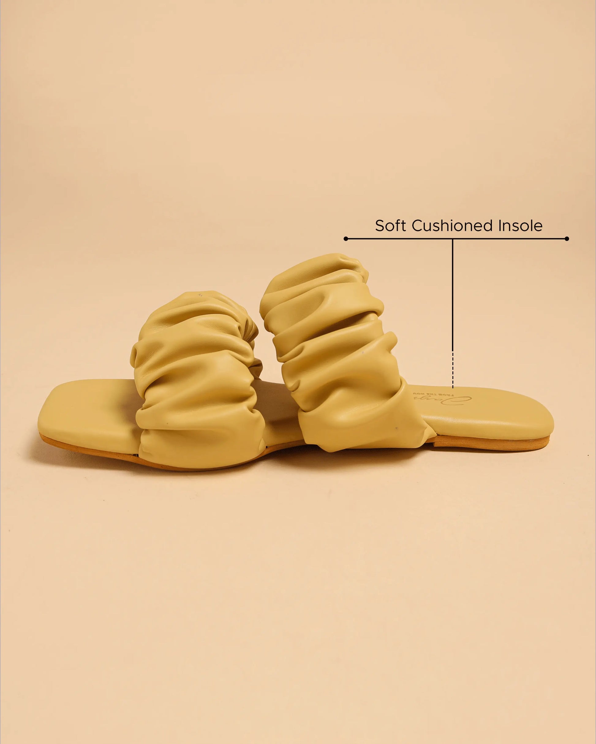 Dusty Cocoon Gathered Flats My Store