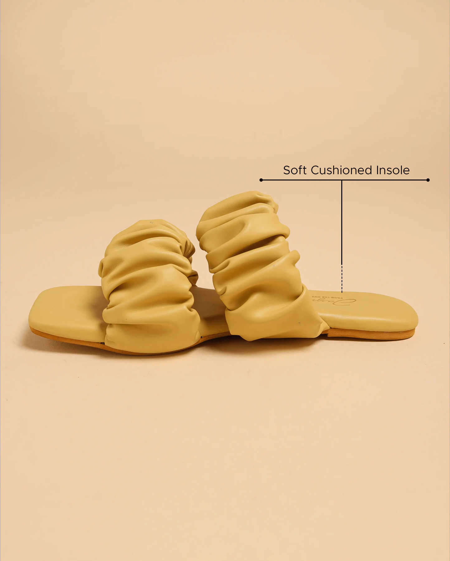 Dusty Cocoon Gathered Flats My Store