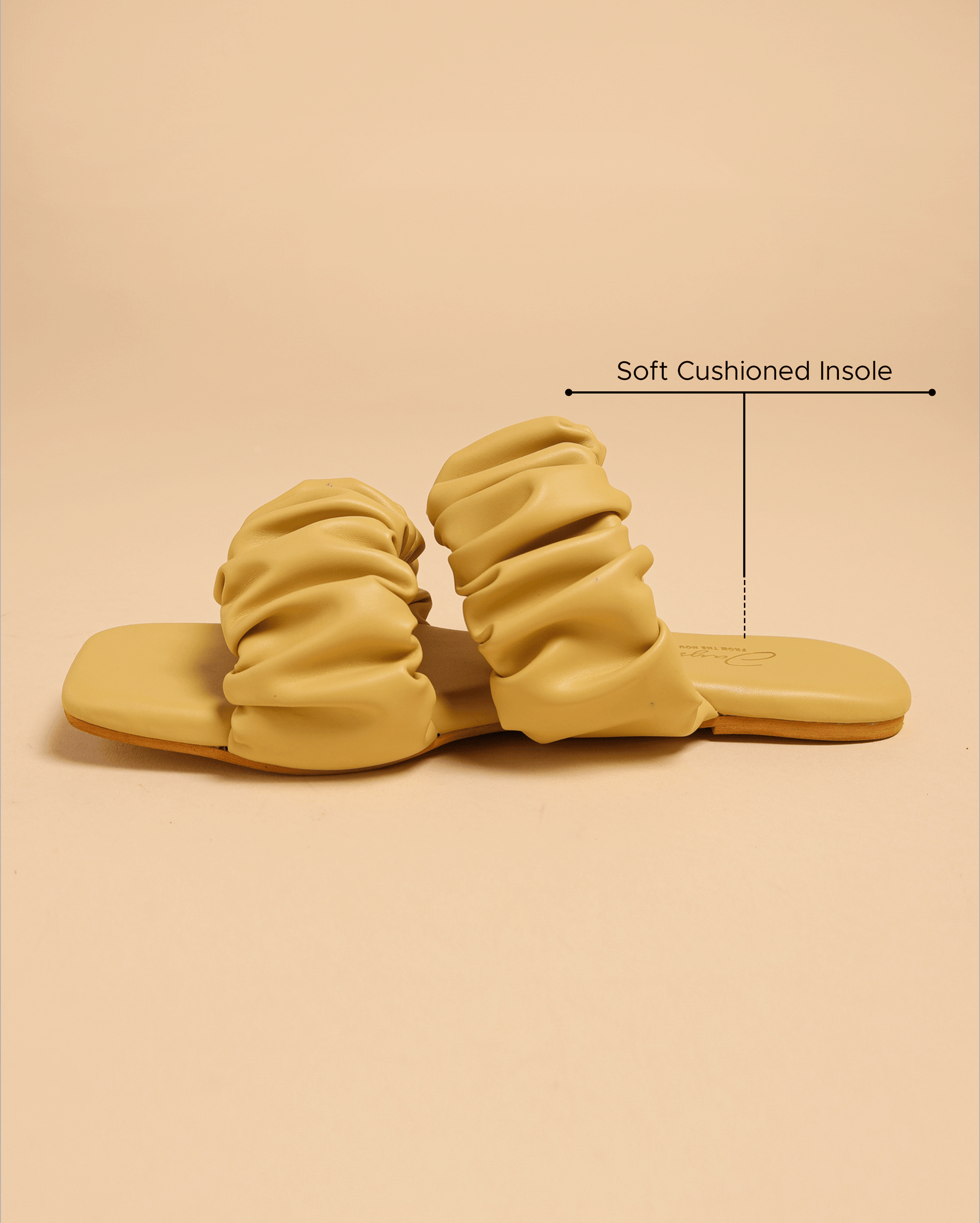 Dusty Cocoon Gathered Flats My Store