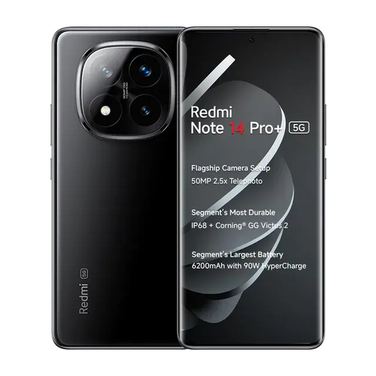 Redmi Note 14 Pro+ 5G 8GB + 256GB (Titan Black) My Store