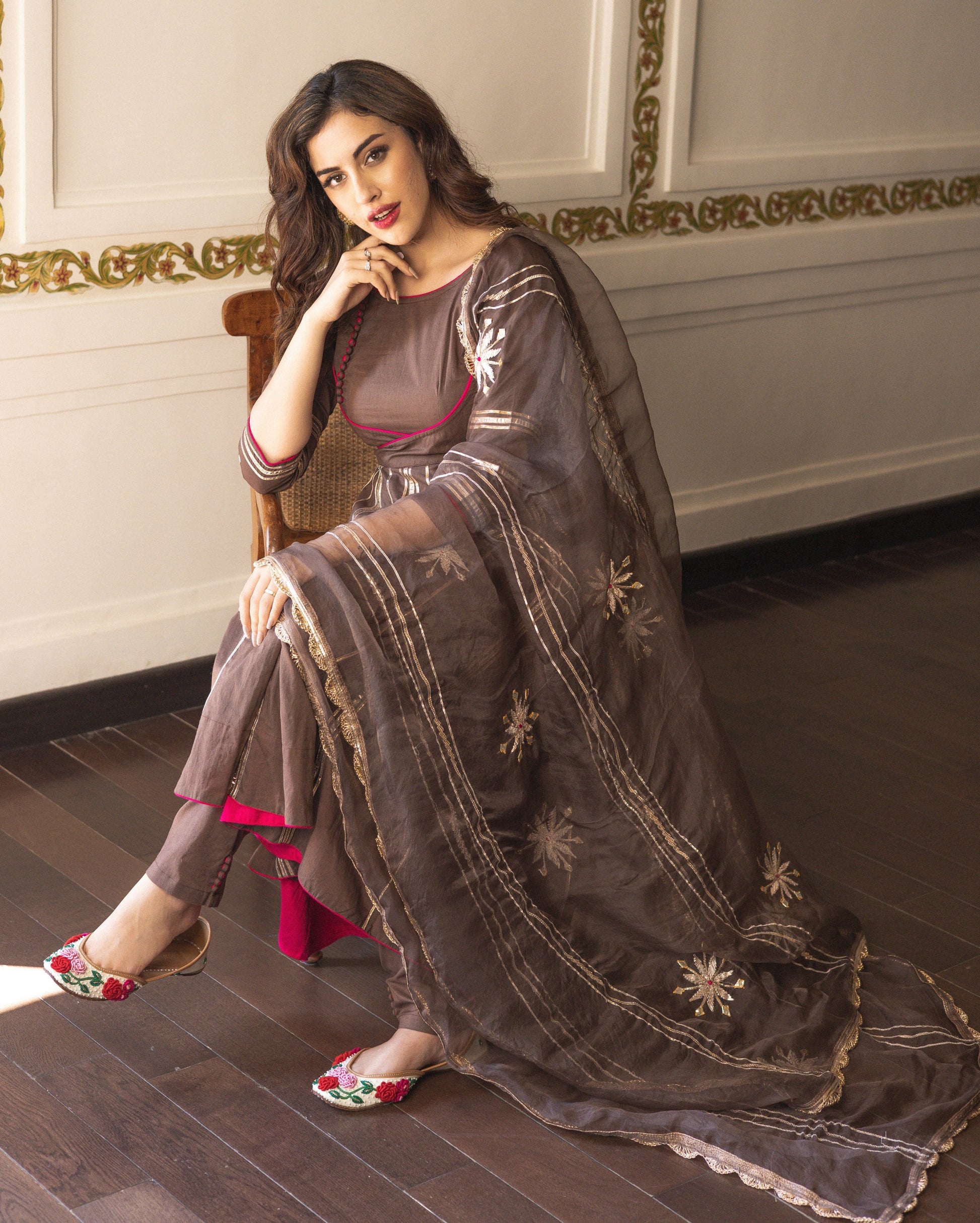 Kawai Gotapatti Cotton Suit Set My Store