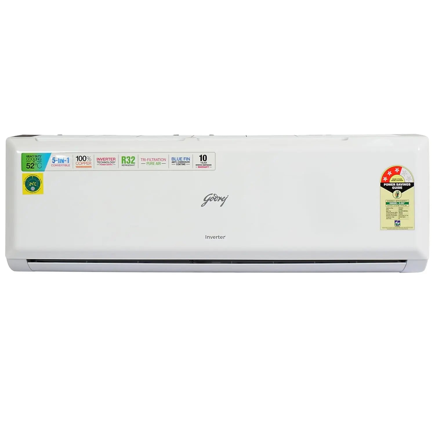 Godrej 1 Ton 3 Star Inverter Split AC (AC 1T SIC 12PTC3 WYQ) My Store