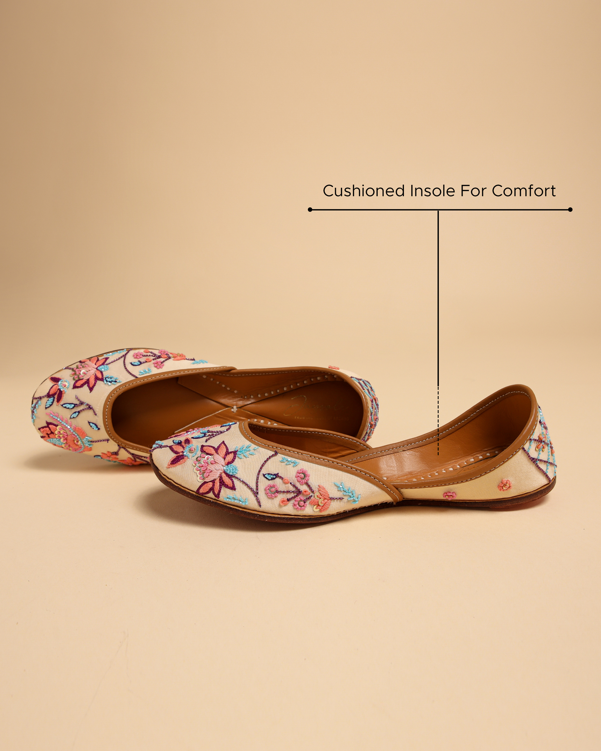 Petal Pink Handcrafted Jutti My Store