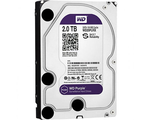 WD 2TB PURPLE SATA 3.5 Inch Surveillance Hard Disk
