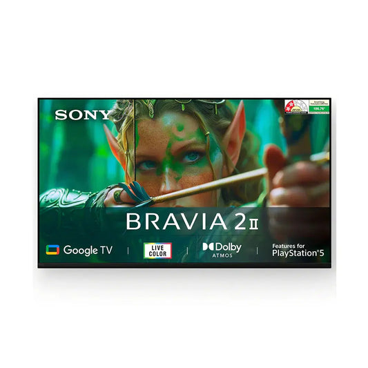 Sony 139 cm (55 inches) BRAVIA 2 II 4K Ultra HD Smart LED Google TV K-55S25M2 (Black) | K-55S25M2 IN5 My Store