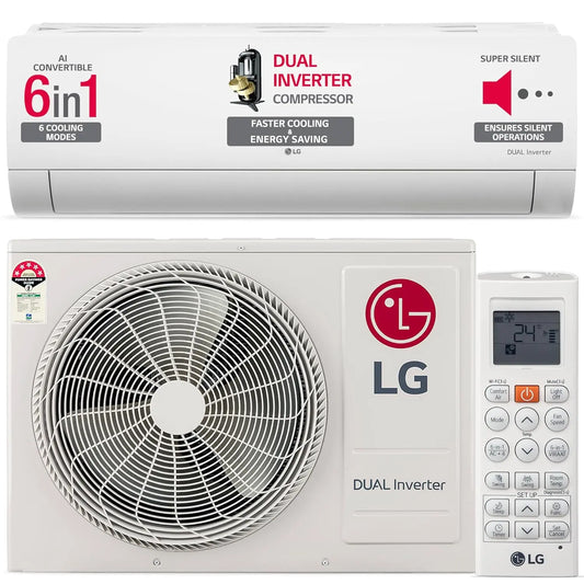 LG 1.5 Ton 5 Star AI DUAL Inverter Split AC (US-Q19HNZE.ANLG) My Store