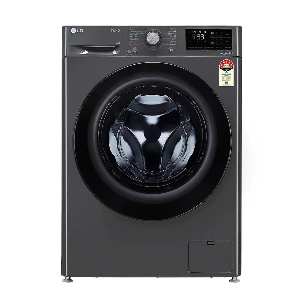 LG 8.0 kg, Front Load Washing Machine with AI Direct Drive Washer with Steam (FHV1408Z2M.ABMQEIL) My Store