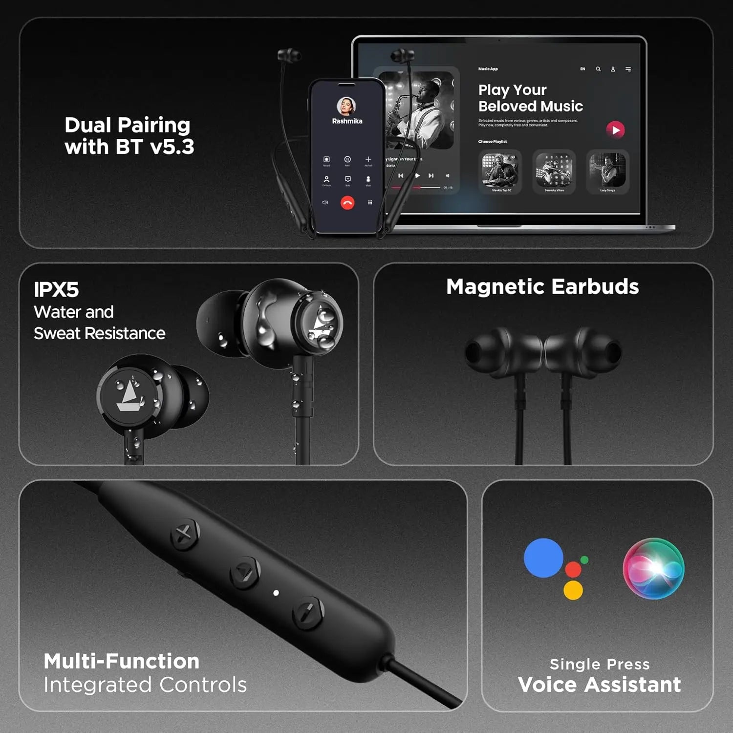 boAt Rockerz 111 (Active Black) My Store