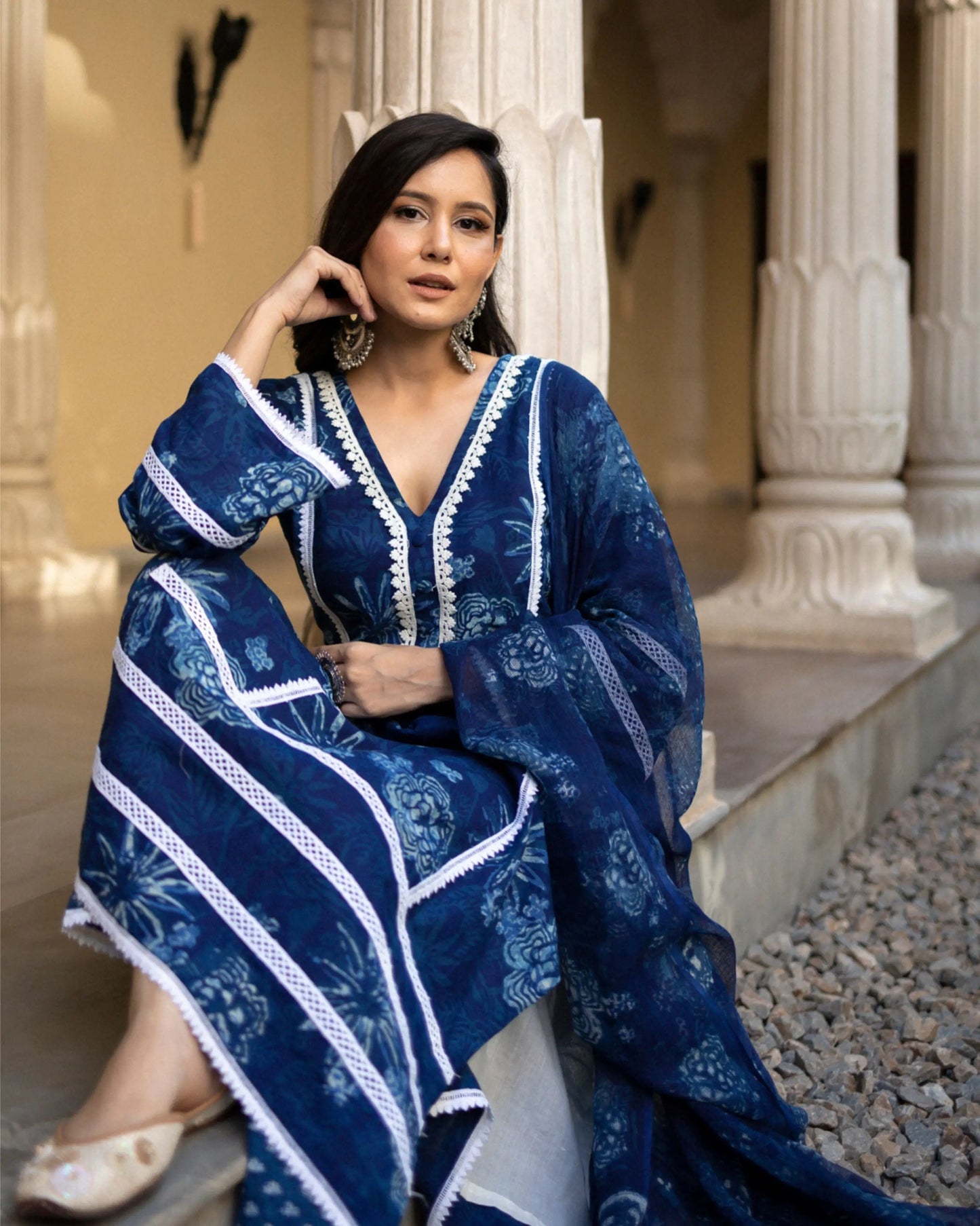 Rithwik Handblock Suit Set My Store