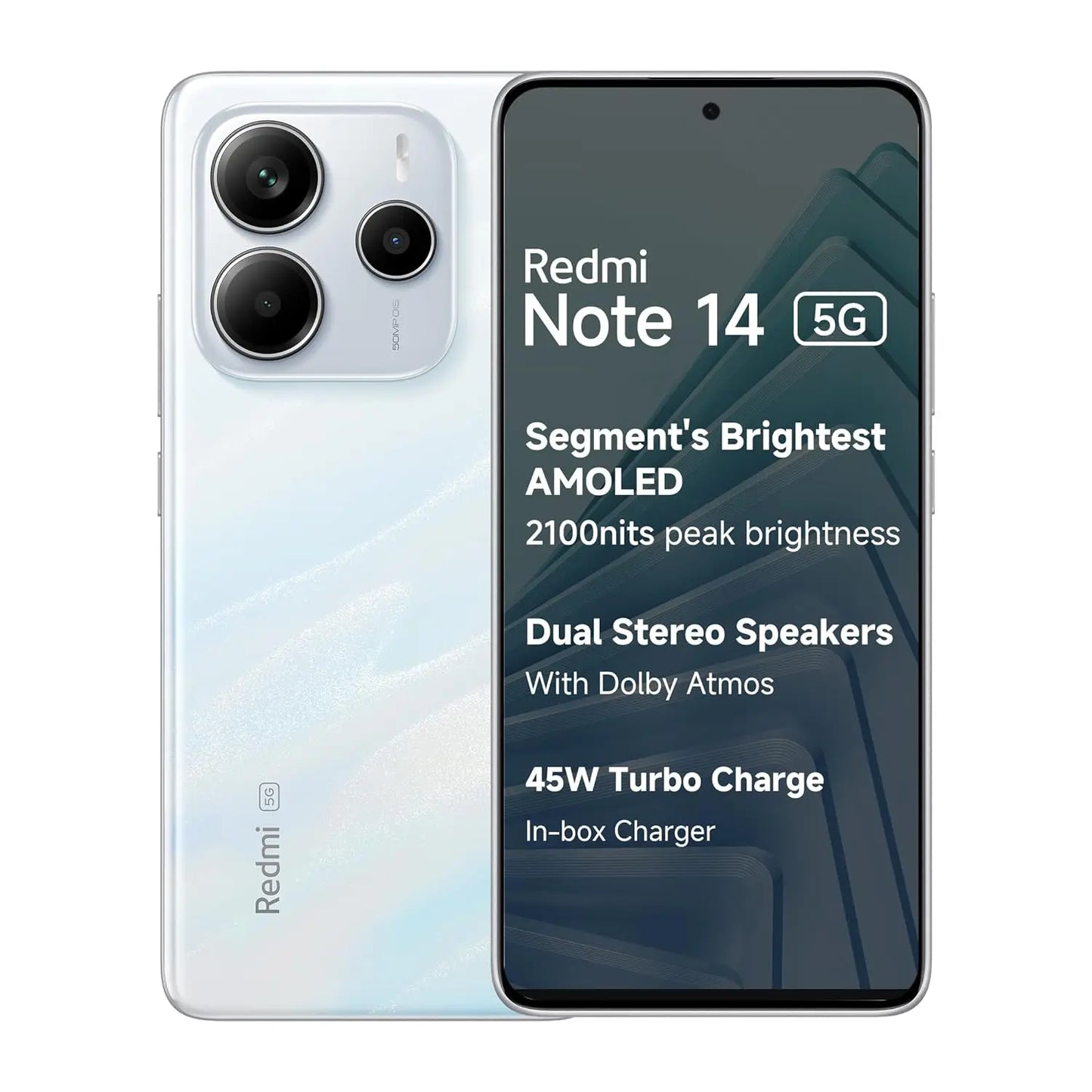 Redmi Note 14 5G 8GB + 128GB (Mystique White) My Store