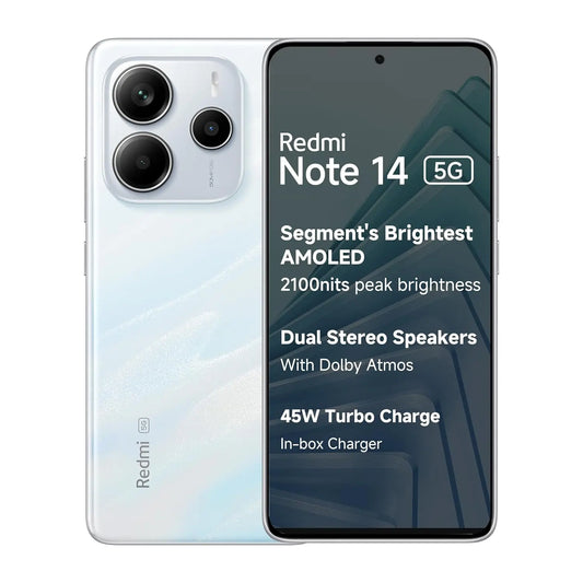 Redmi Note 14 5G 8GB + 128GB (Mystique White) My Store