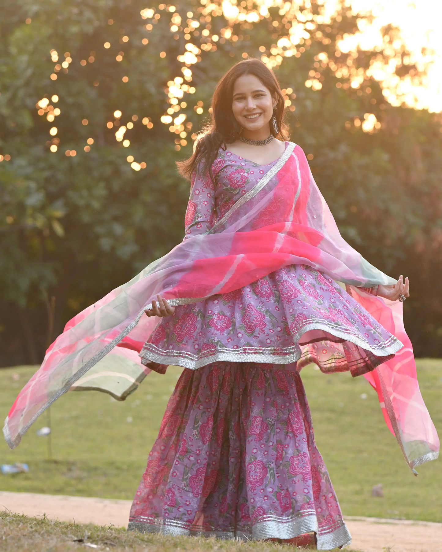 Candra Chanderi Sharara Set My Store