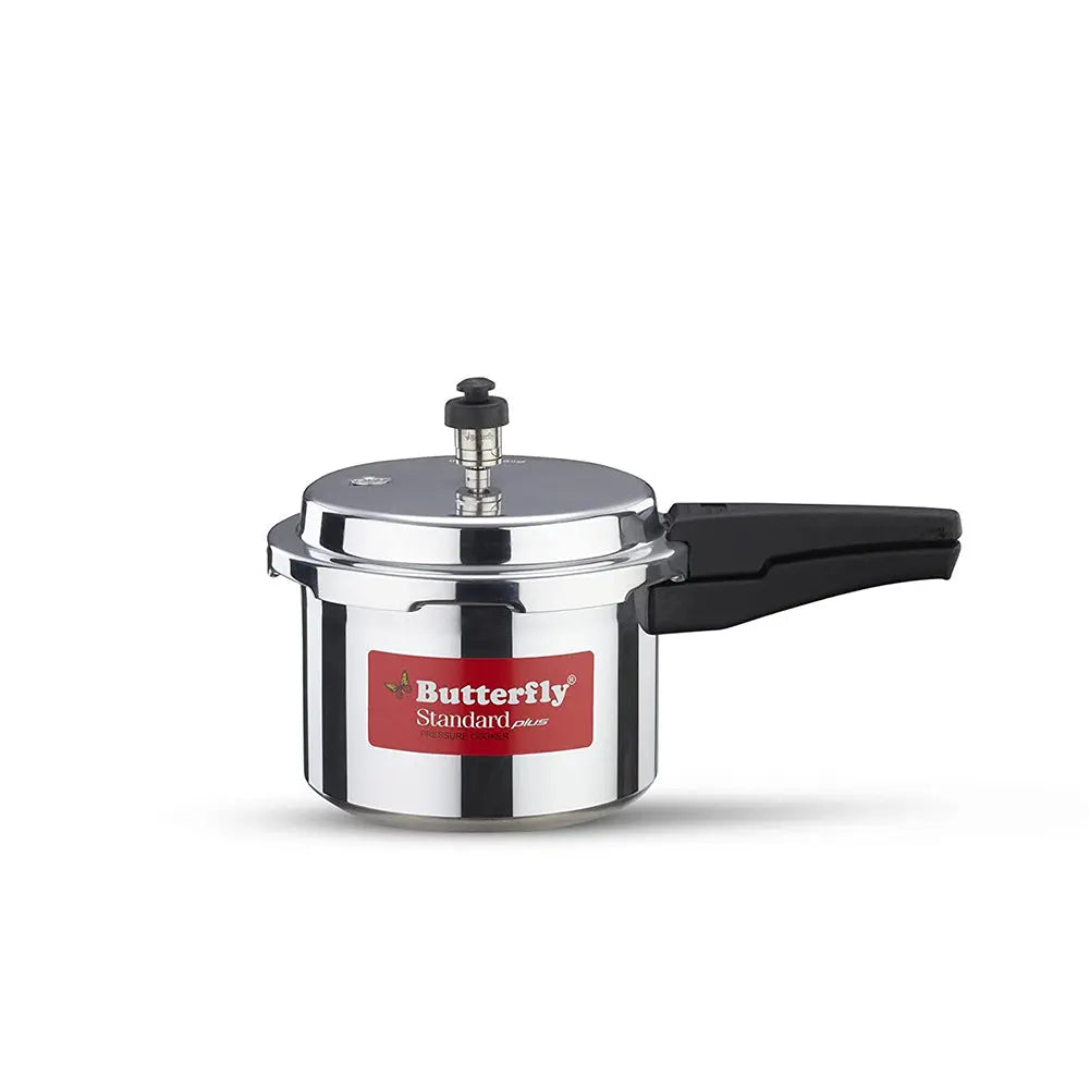Butterfly Standard Plus Induction Base Aluminium Outer Lid Pressure Cooker, 5 Litre My Store