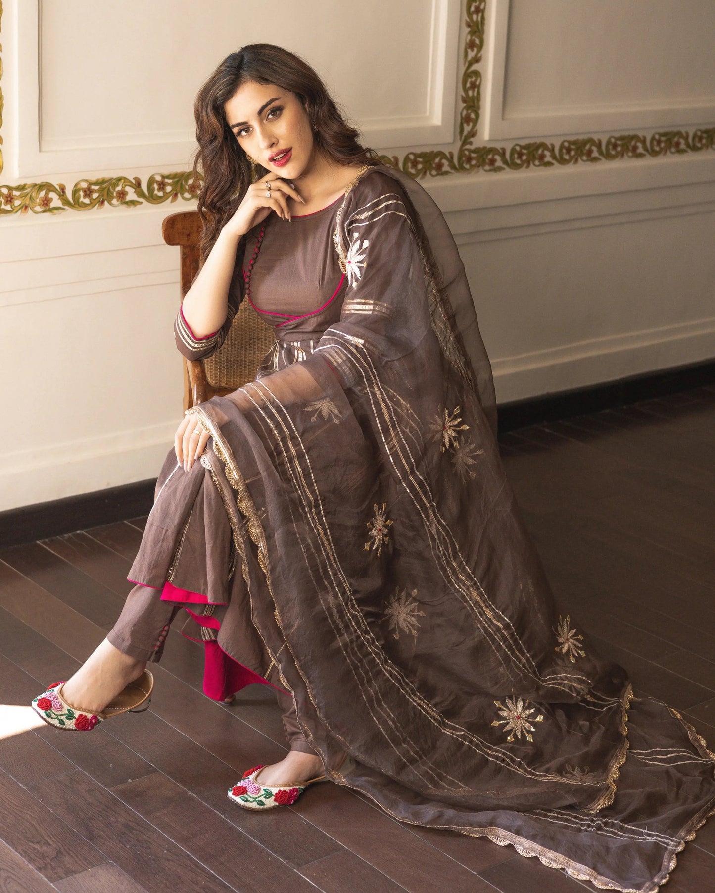 Kawai Gotapatti Cotton Suit Set My Store