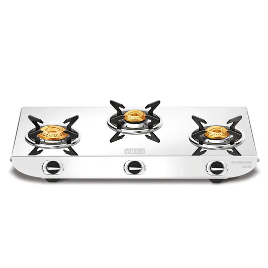 VIDIEM TUSKER PULSE 3 BURNER GAS STOVE (VIDIEM TUSKER PULSE 3B SS) My Store