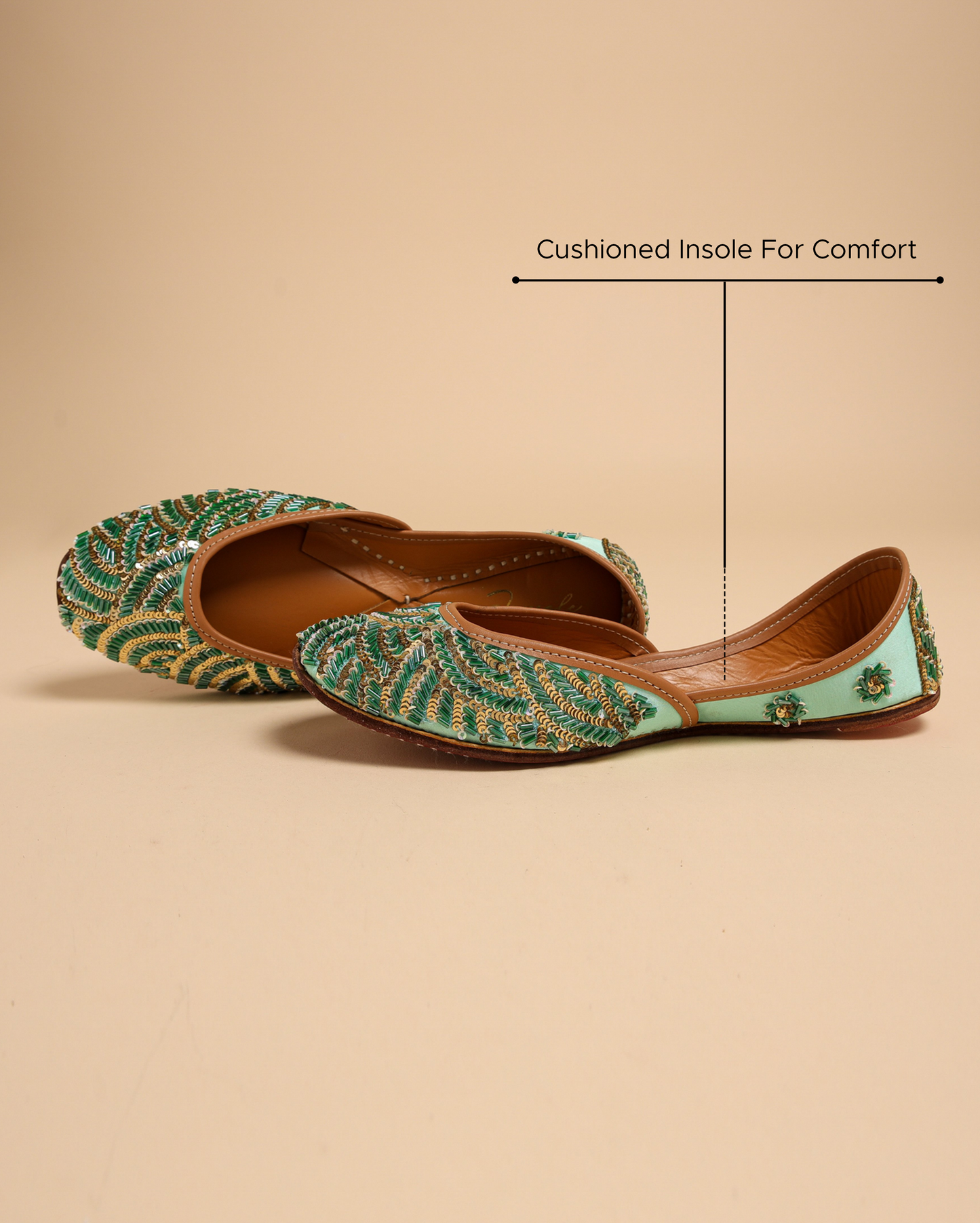 Old Green Handcrafted Jutti Quick Cart