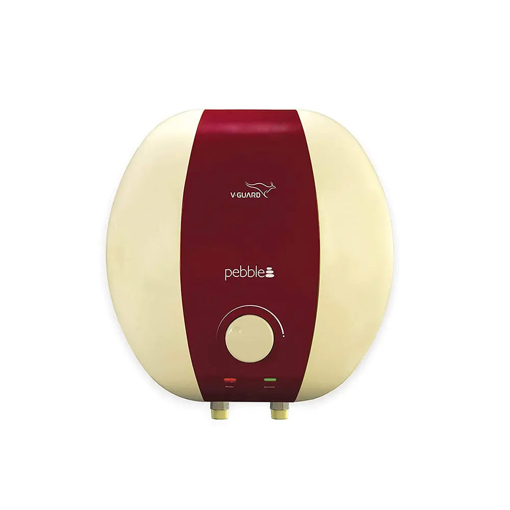V-Guard Pebble 25 Litre Water Heater, Cherry Red (PEBBLE METRO 25 LTR) My Store