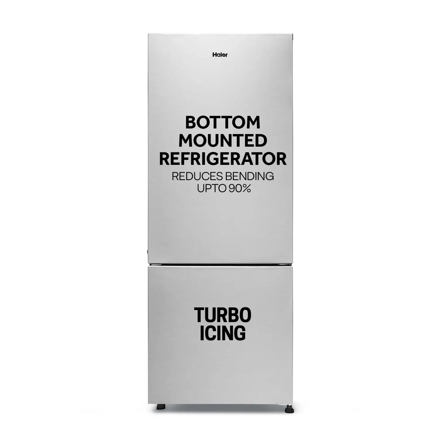 Haier 300 L, 2 Star, Twin Inverter Technology, Frost Free Double Door Bottom Mount Refrigerator (HRB-3502BS-P) My Store