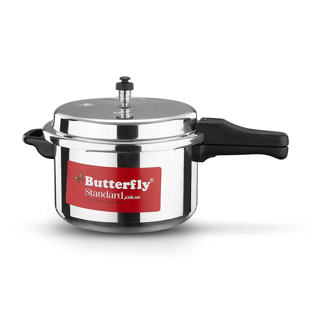 Butterfly Standard Plus Induction Base Aluminium Pressure Cooker, 7.5 Litre My Store