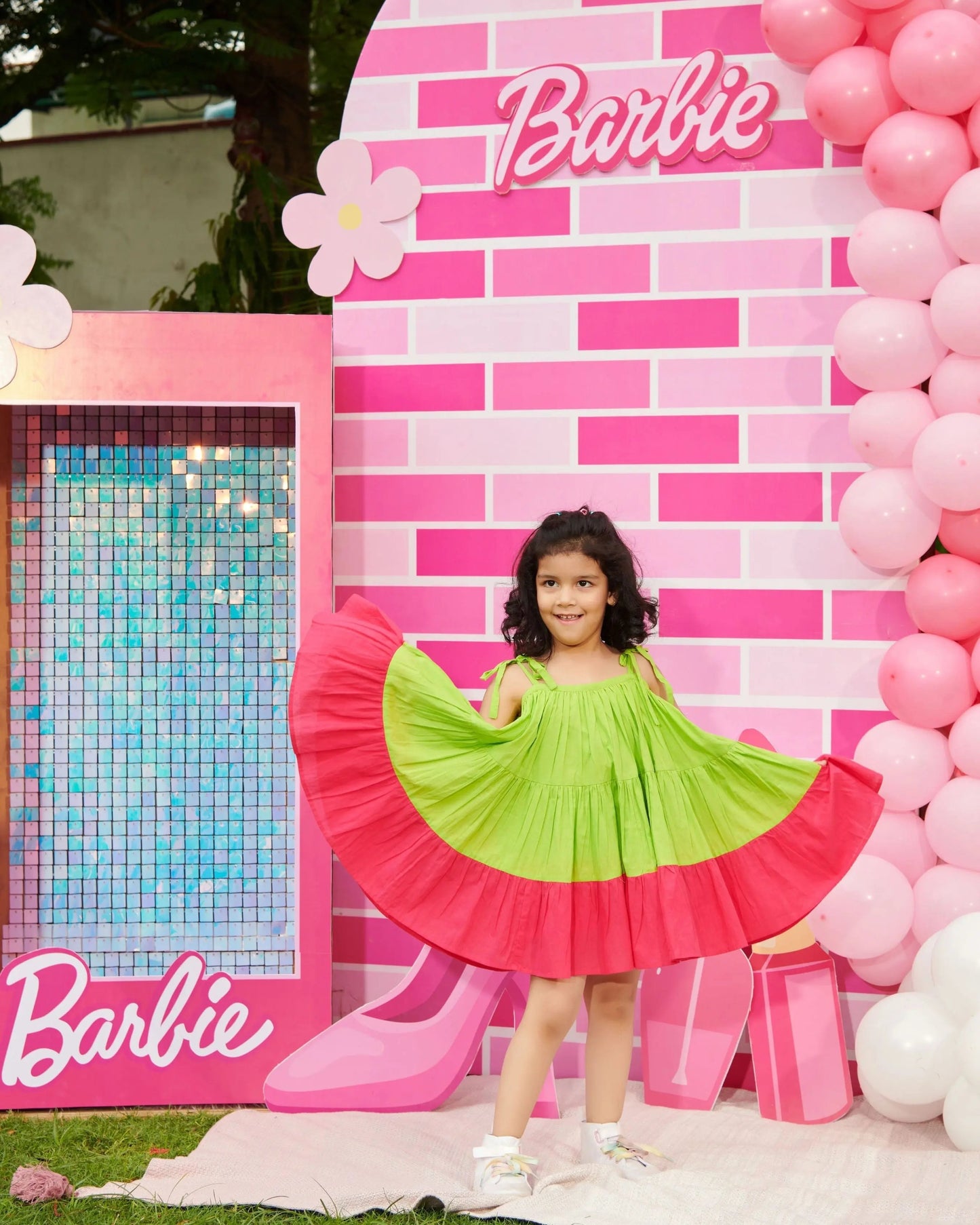 Blissa Tier Cotton Dress My Store