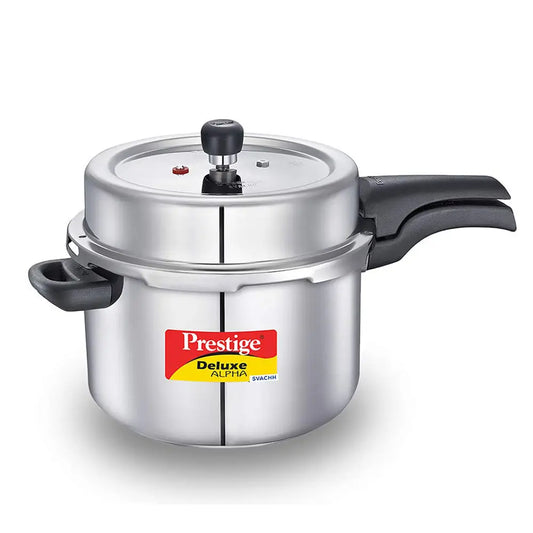 Prestige Svachh Deluxe Alpha 8 Litre Stainless Steel Outer Lid Pressure Cooker My Store