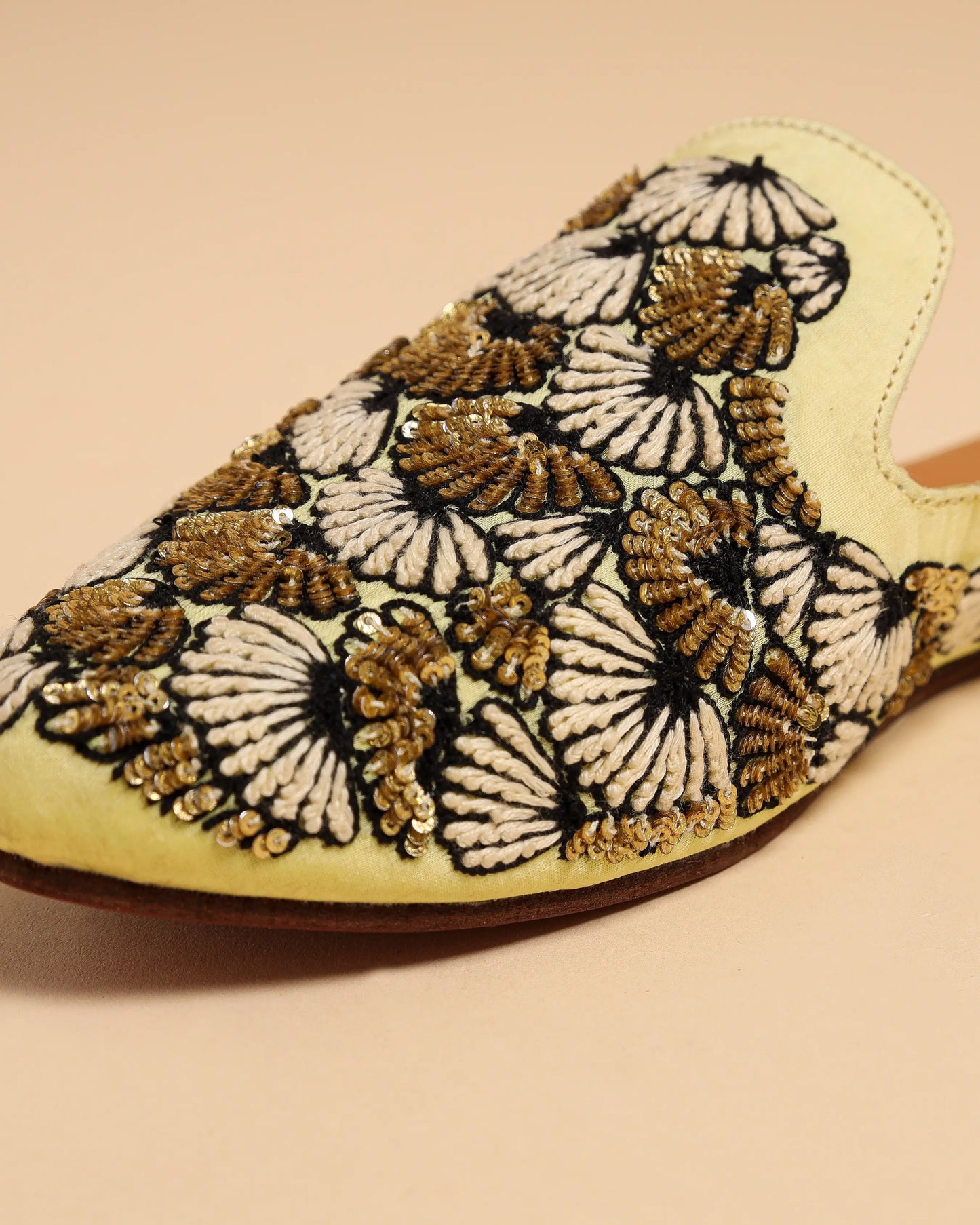 Antique Gold Handcrafted Mules My Store