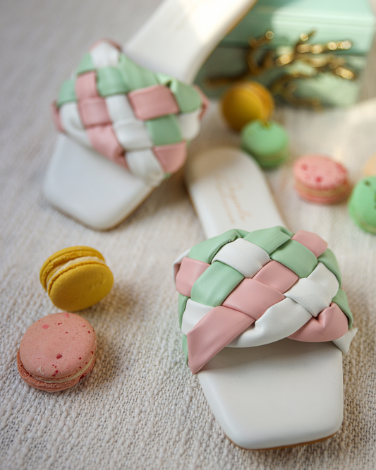 Colourful Mystery Braided Slides My Store