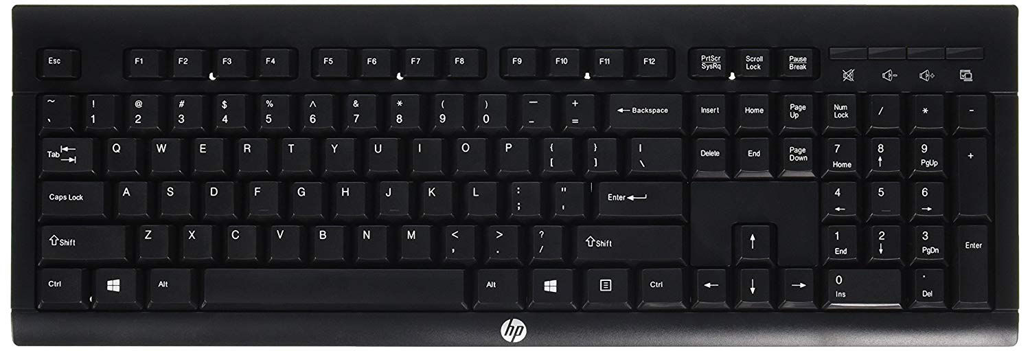 HP WIRELESS KEYBOARD K2500