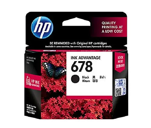 HP Genuine Ink Cartridge 678 Black