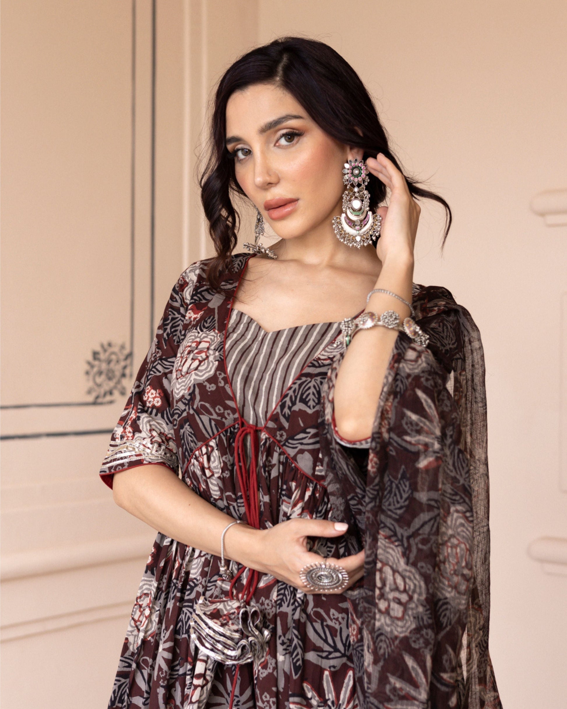 Talao Handblock Gotapatti Sharara Set My Store