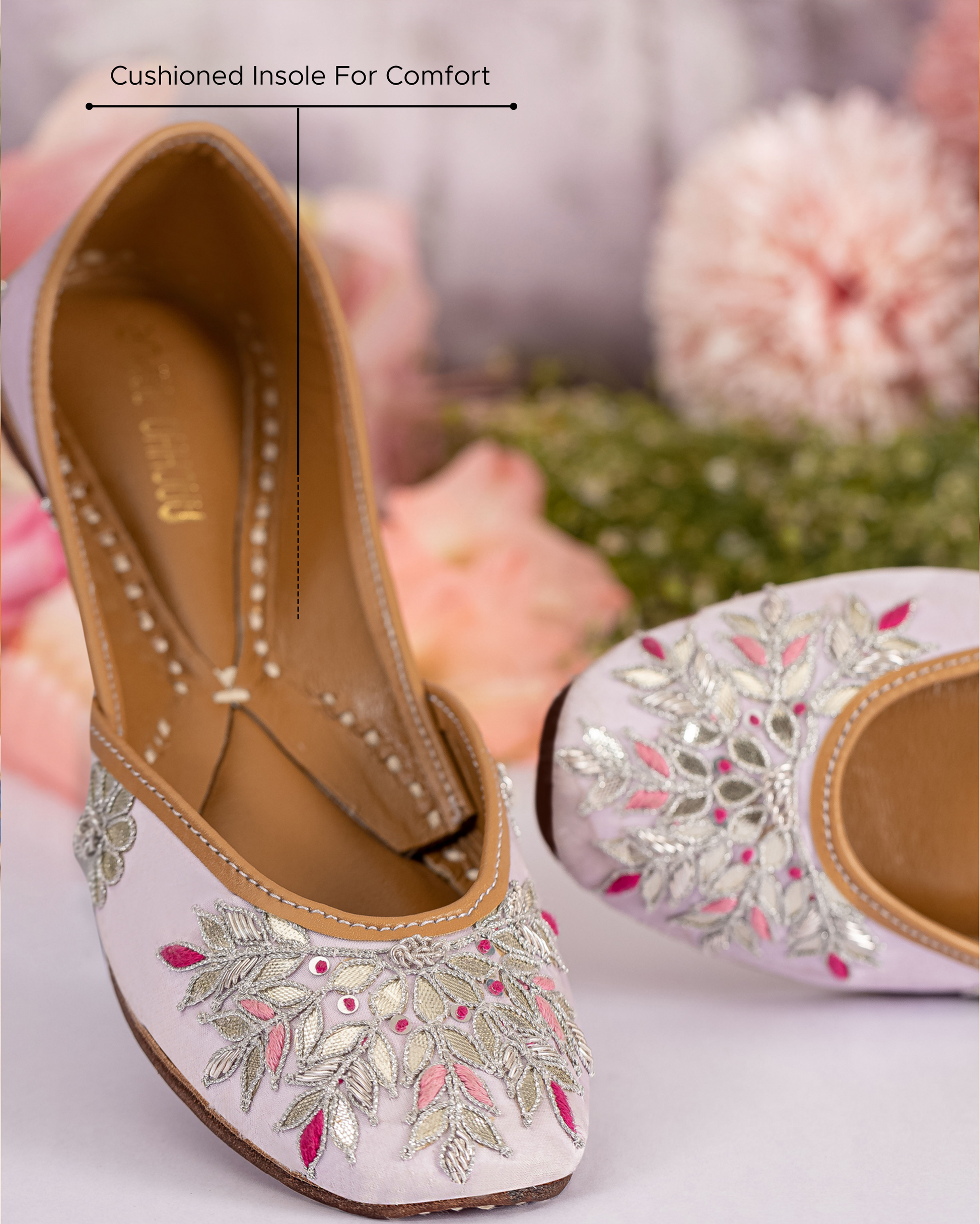 Cotton Candy Handcrafted Jutti My Store