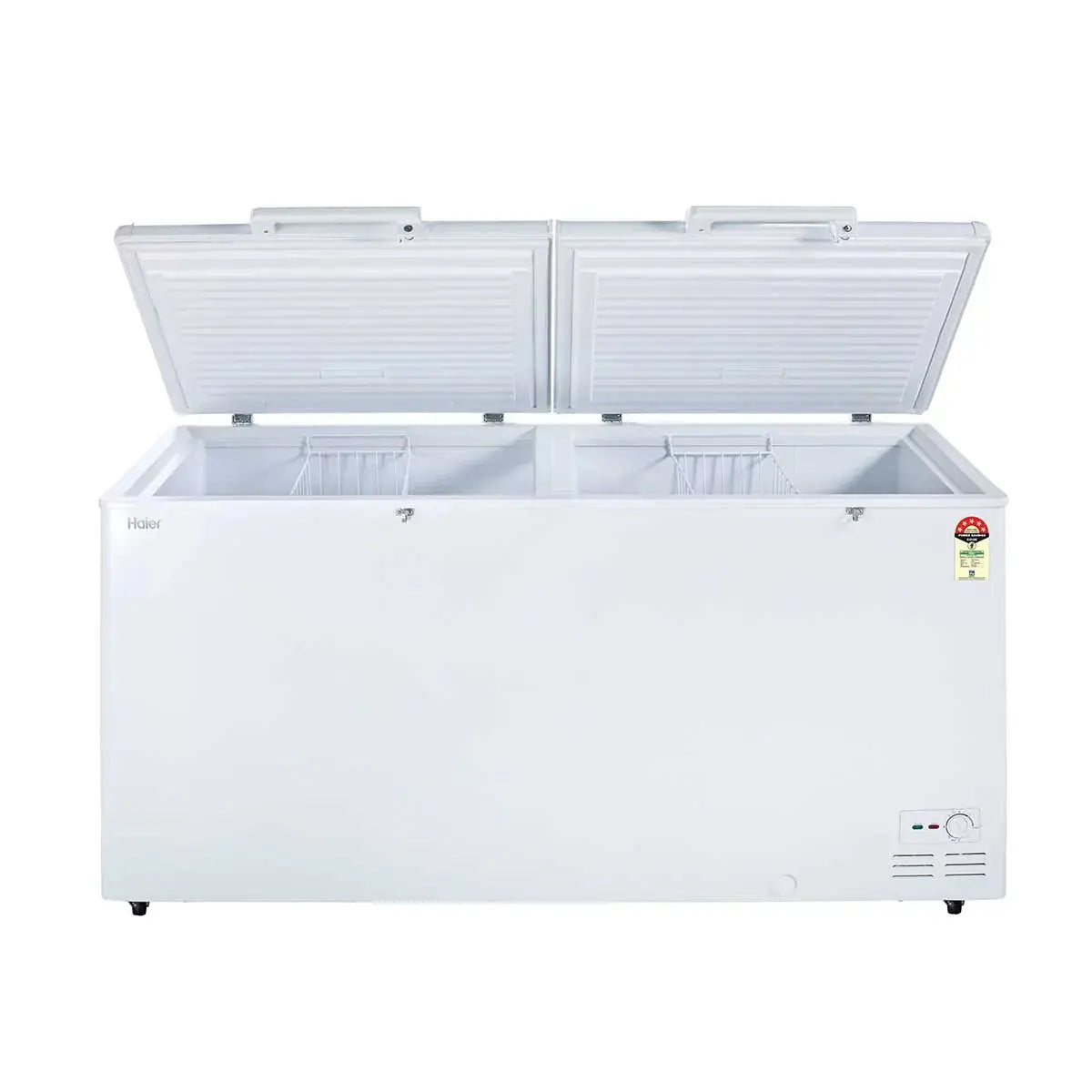 Haier 588 Litres, 5 Star - Double door Hard top convertible Deep freezer (HFC-588DM5) My Store