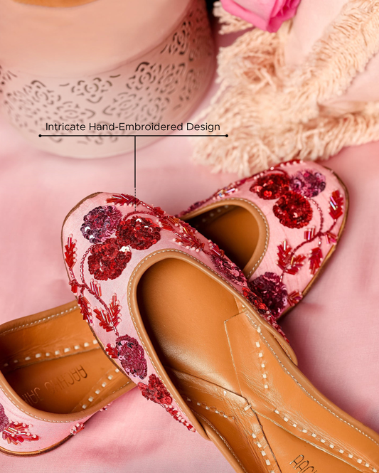 Tea Rose Handcrafted Jutti Quick Cart