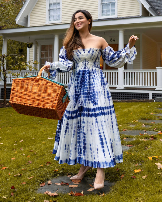 Morning Mist Tie & Dye Dress My Store