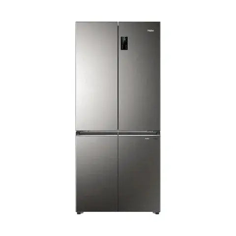 Haier 520 L Inox Steel 4 Door Side by Side Refrigerator, Lumiere Series (HRB-600IS) My Store