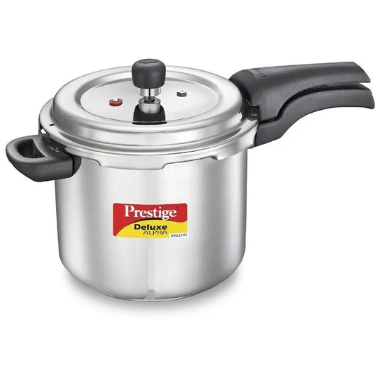 Prestige Svachh Deluxe Alpha 5.5 Litre Stainless Steel Outer Lid Pressure Cooker My Store