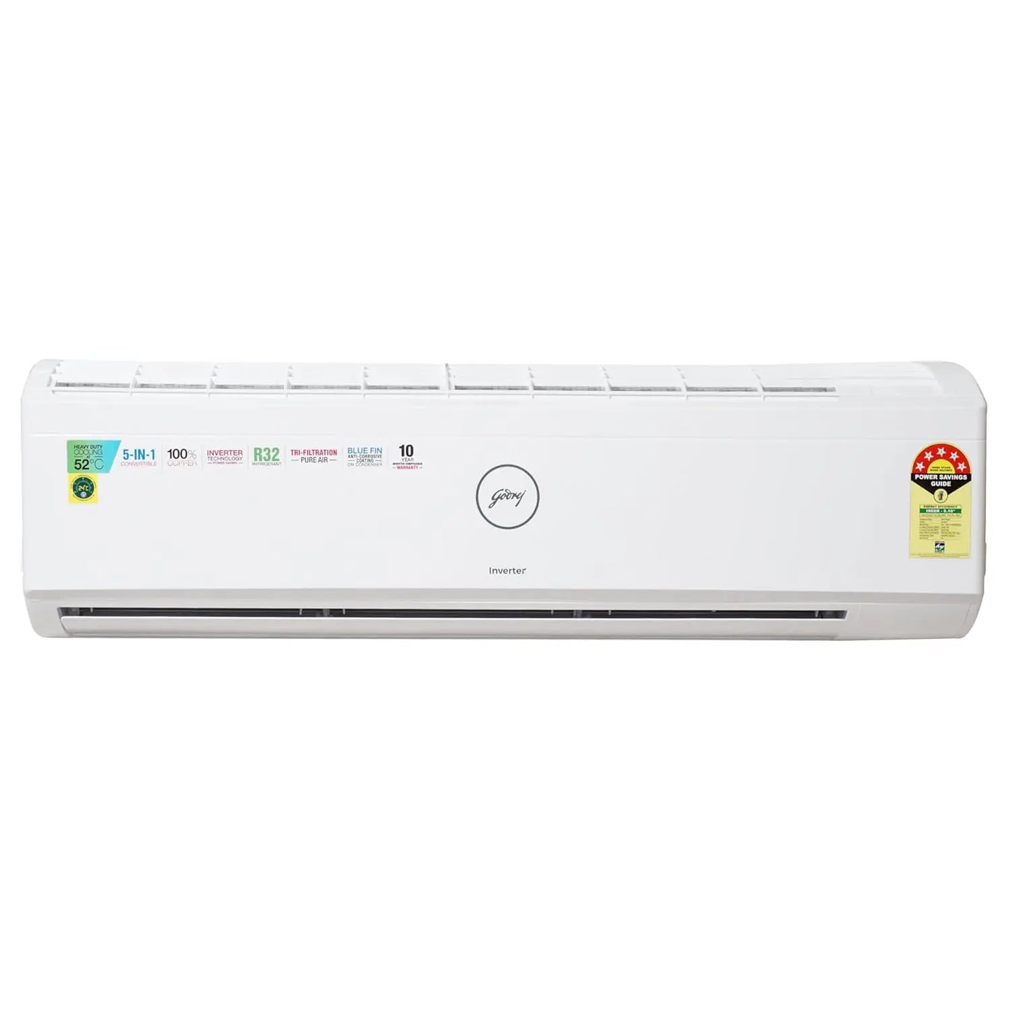 Godrej 1.5 Ton 5 Star Inverter Split AC Copper (AC 1.5T SIC 18ITC5 WYD) My Store
