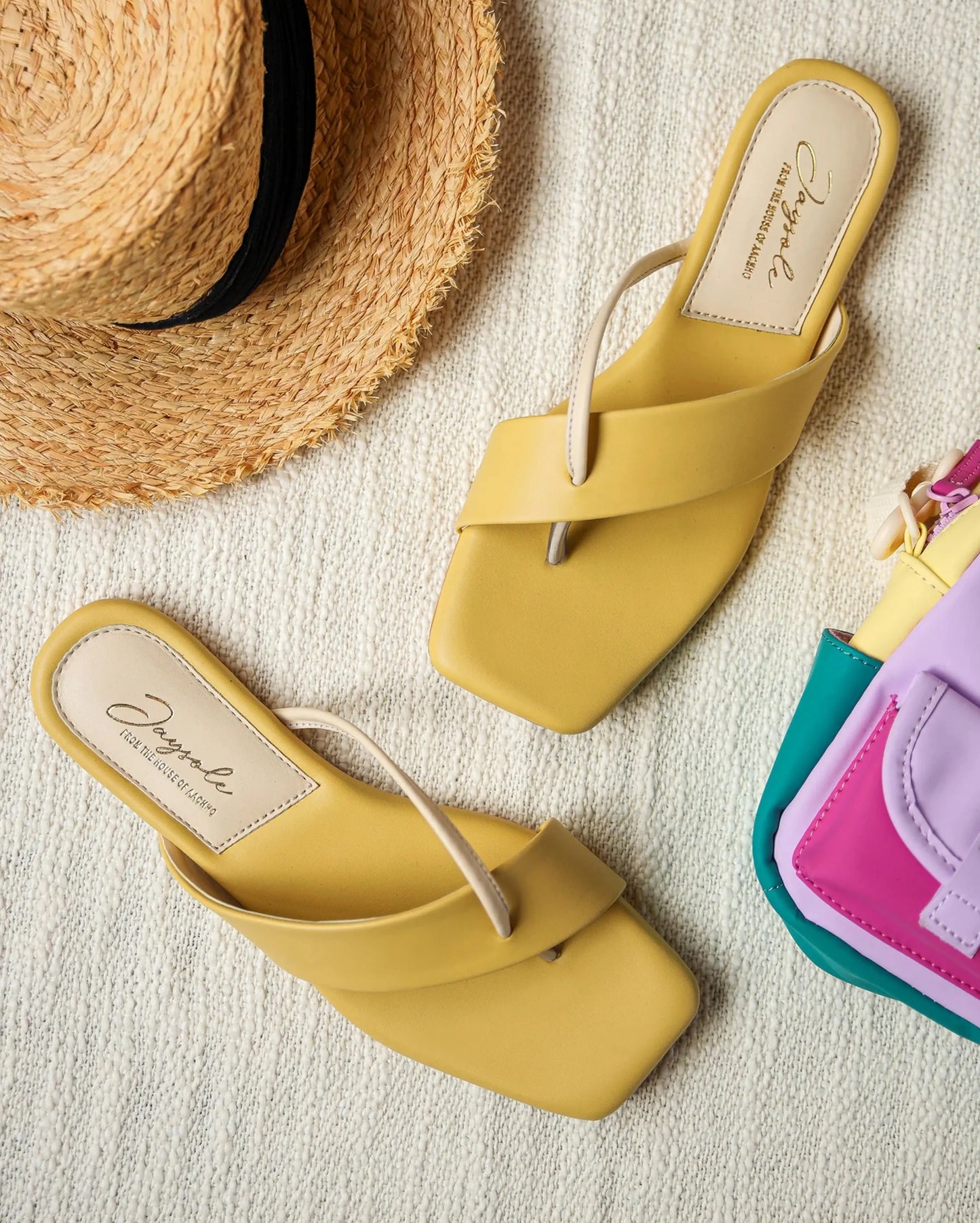 Cornsilk Crisscross Flats My Store