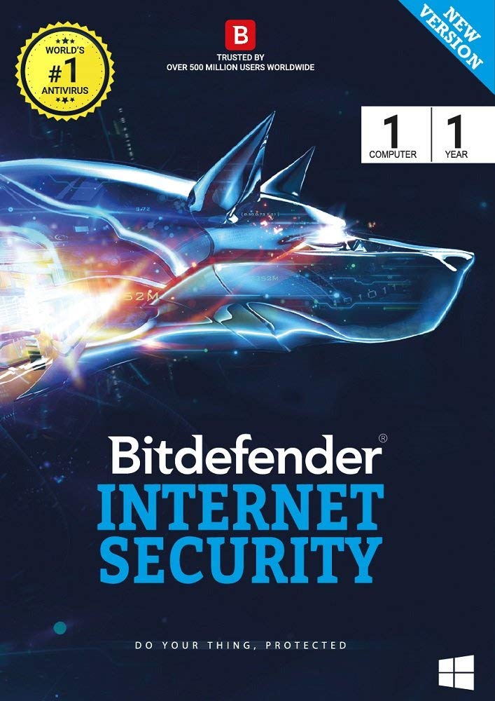 BITDEFENDER INTERNET SECURITY 1 USER 1 YEAR